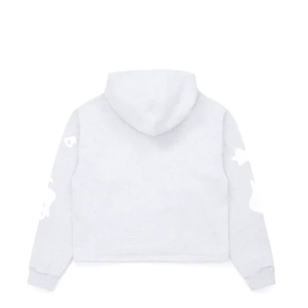 Sp5der Women Cropped Beluga Hoodie