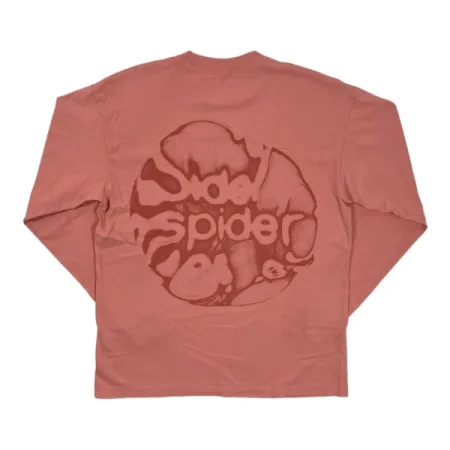 Spider Worldwide Yams Day Long Sleeve Tee Shirt Pink Pre-Owned