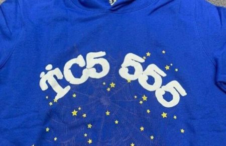 TC5 sp5der Hoodie – Blue