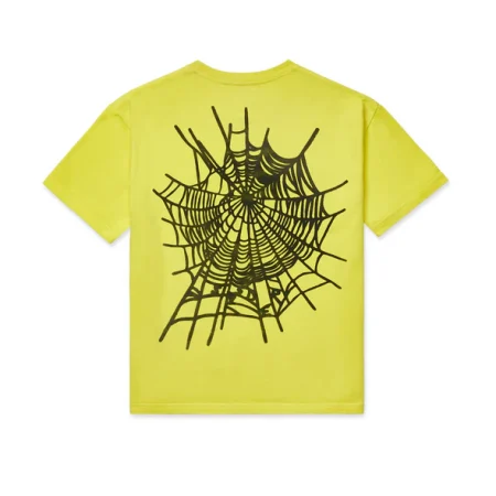 Yellow/Black sp5der Web Tee
