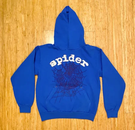 Blue Spider Hoodie – Blue