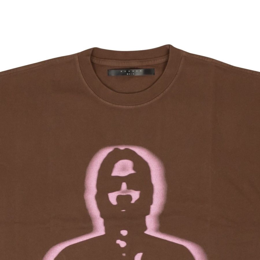 New Spider Worldwide × Young Thug Sp5der Angel Brown T-Shirt - Image 3